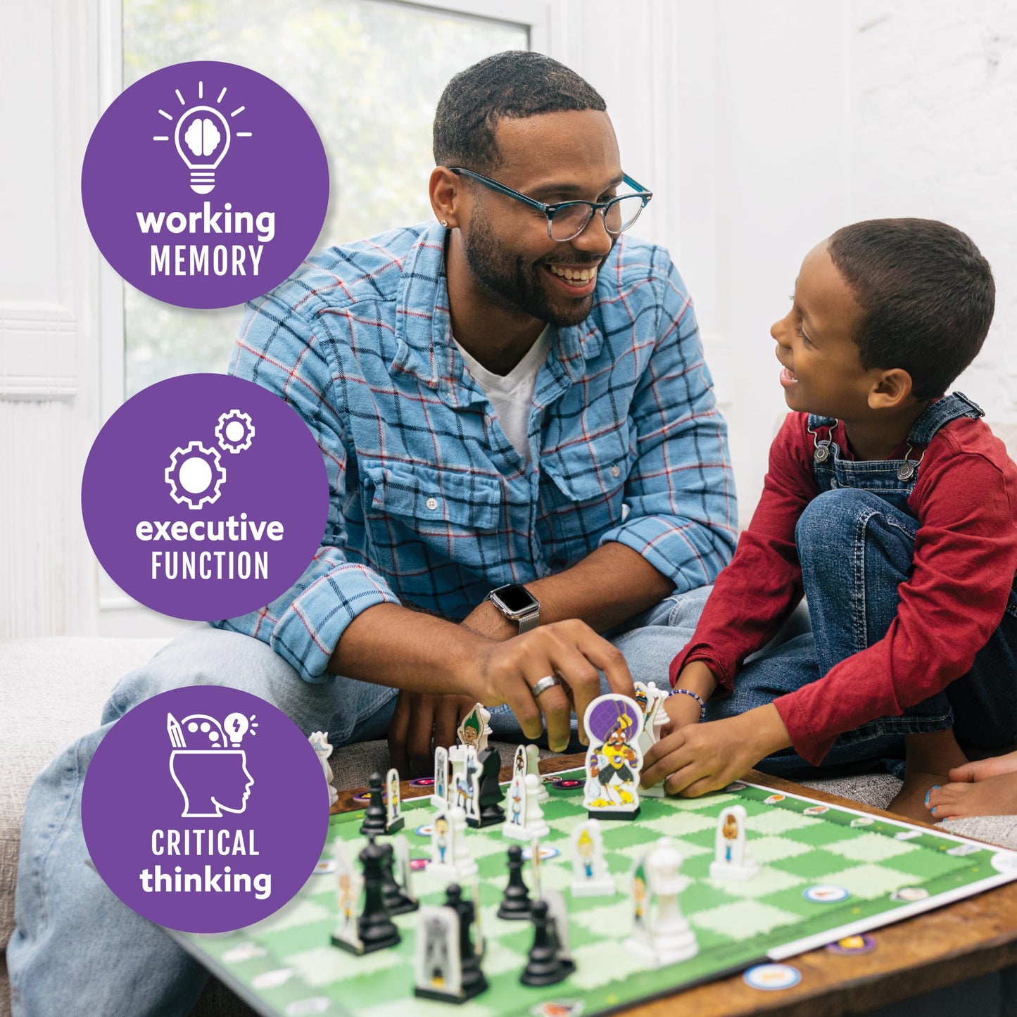 Story Time Chess Set for Kids - Family Game Night, Strategic Game Play - Board Games for Family Night - Perfect for Beginners, Learn Chess with a Fun
