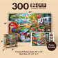 MasterPieces - 300 Piece Jigsaw Puzzle, Large EZ Grip Shapes, Little Rascals, Fun for Adults, Seniors, Family, Kids, Non-Glare Finish, 18"x24"