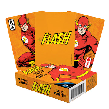 AQUARIUS DC Comics Flash Playing Cards - Flash Themed Deck of Cards for Your Favorite Card Games - Officially Licensed DC Comics Merchandise