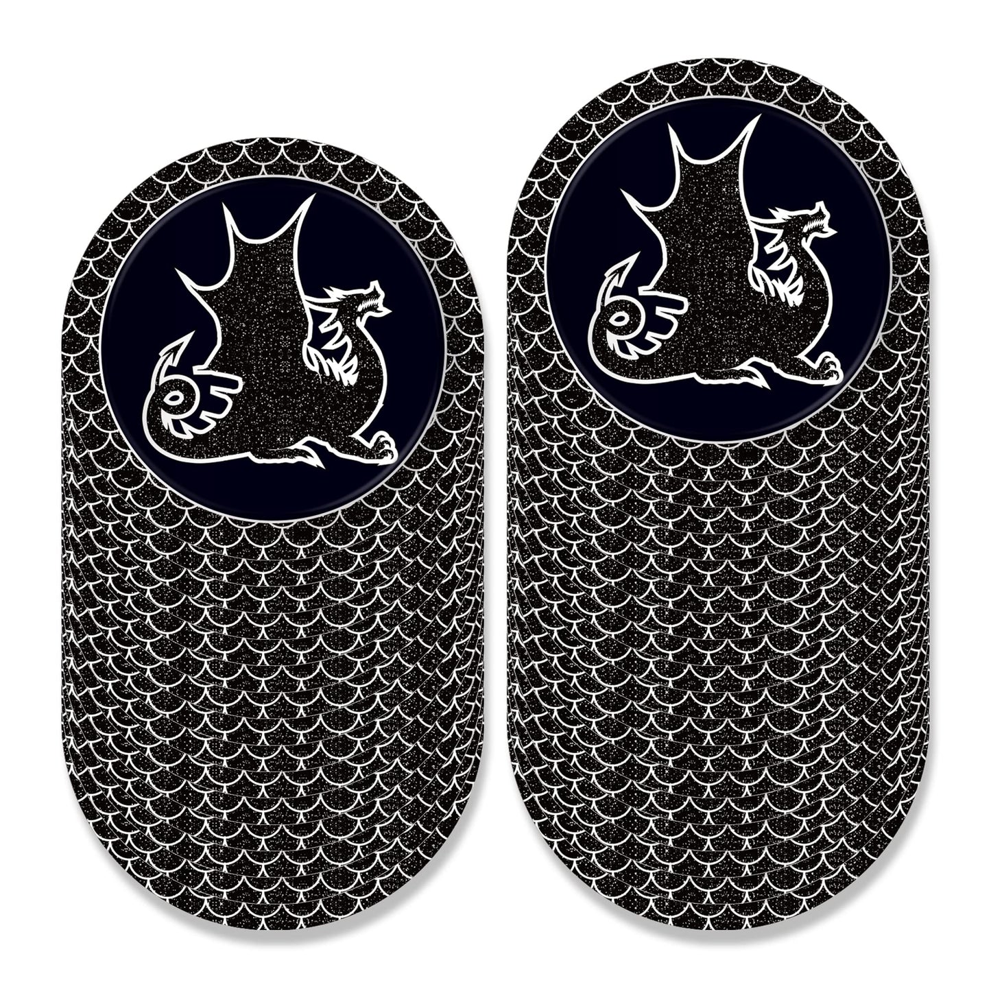116Pcs Black Dragon Party Tableware Set,Medieval Dragon Party Supplies