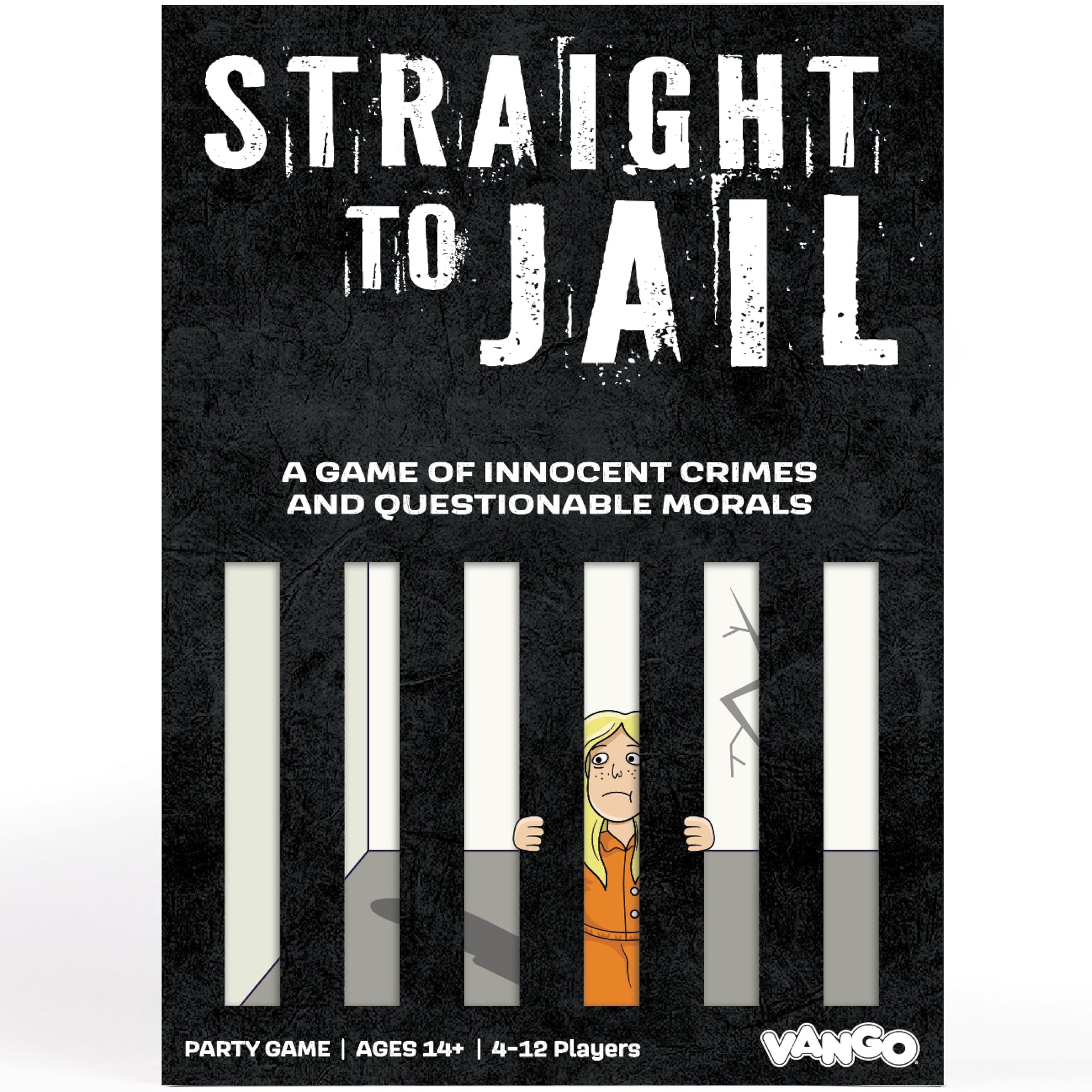 Vango Straight to Jail - A Game of Innocent Crimes and Questionable Morals - Ages 14 and Up - Card Game for 4 to 12 Players