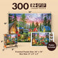 MasterPieces 300 Piece EZ Grip Jigsaw Puzzle - Moonlight Camping - 18"x24"