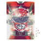 Super7 Mighty Morphin Power Rangers Red Ranger Puzzle - 1,000 Piece Power Rangers Puzzle Classic TV Show Collectibles