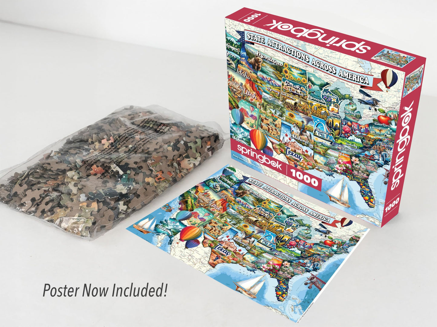 Springbok All American Attractions 1000 Piece Jigsaw Puzzle for Adults