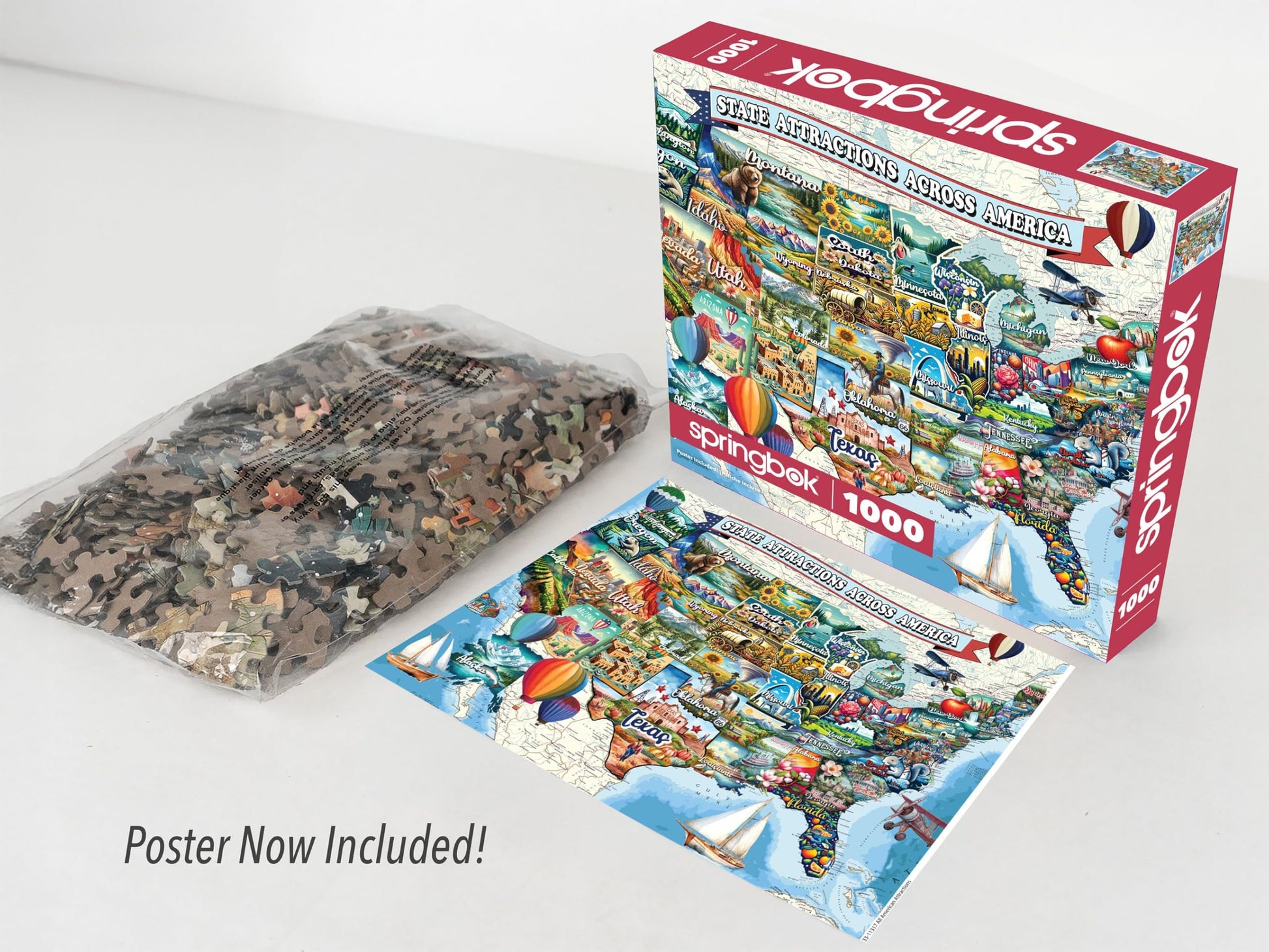 Springbok All American Attractions 1000 Piece Jigsaw Puzzle for Adults