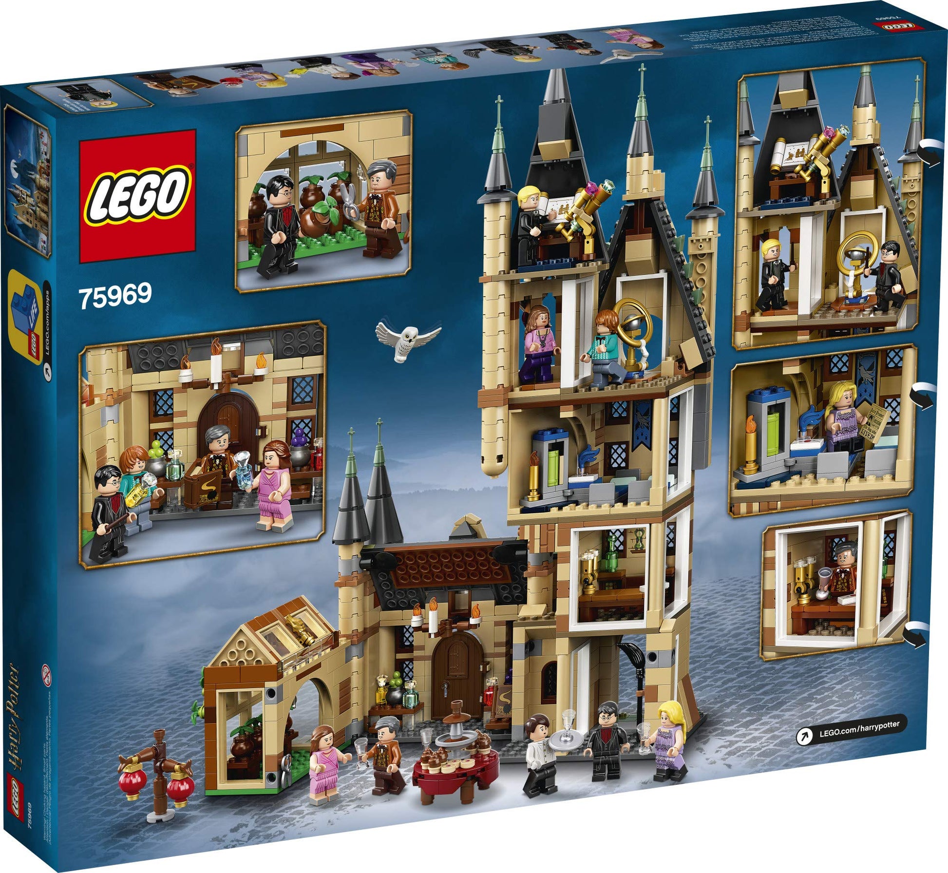 LEGO Harry Potter Hogwarts Astronomy Tower 75969 Building Toy Set for Kids, Boys, and Girls Ages 9+ (971 Pieces)