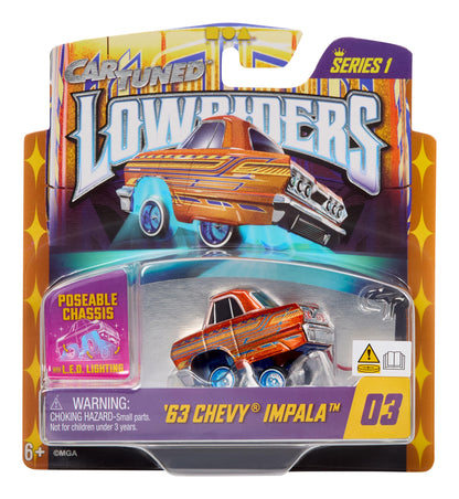 CarTuned™ Lowrider Series 1-1963 Chevy Impala (Orange)