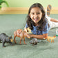 Learning Resources Jumbo Forest Animals - Fine Motor Skills for Children , School Figurines for Kids, Montessori Toddler, Imaginative Play , Party