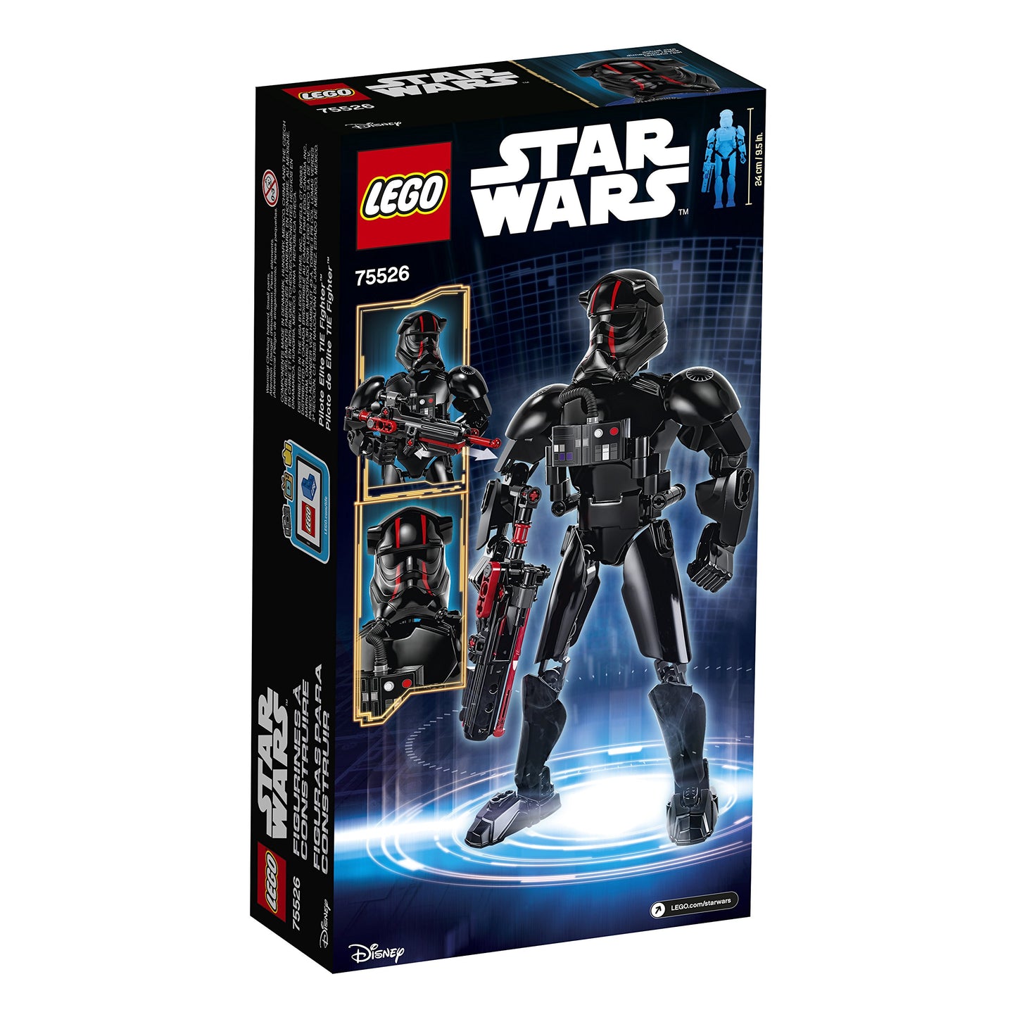 LEGO Star Wars Episode VIII Elite Tie Fighter Pilot 75526 Building Kit (94 Piece)
