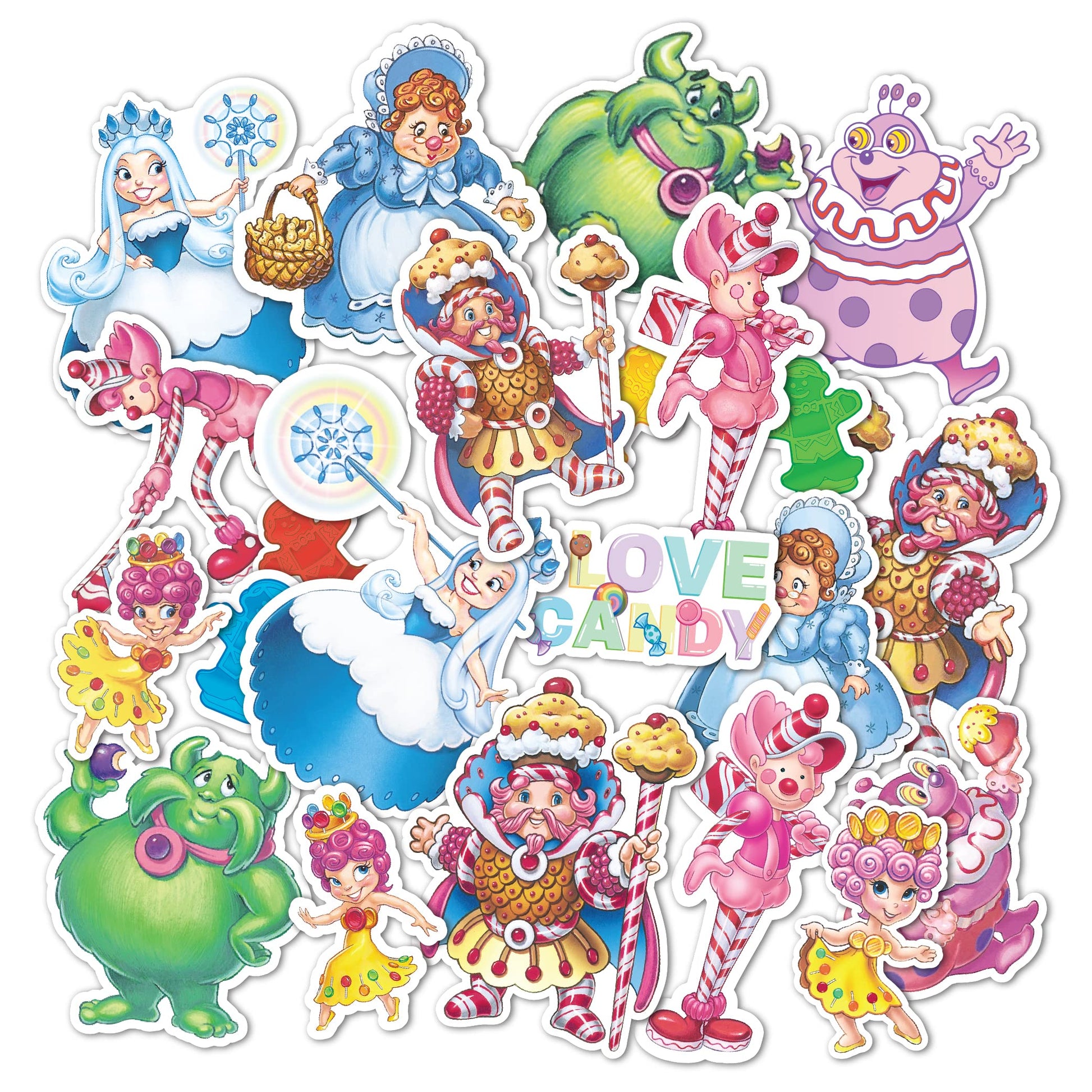 Desert Cactus Candy Land Sticker - 22 Candyland Sticker Vinyl Decal Laptop Water Bottle Car Scrapbook 12x10 Sheet Decorations Birthday Favor Party