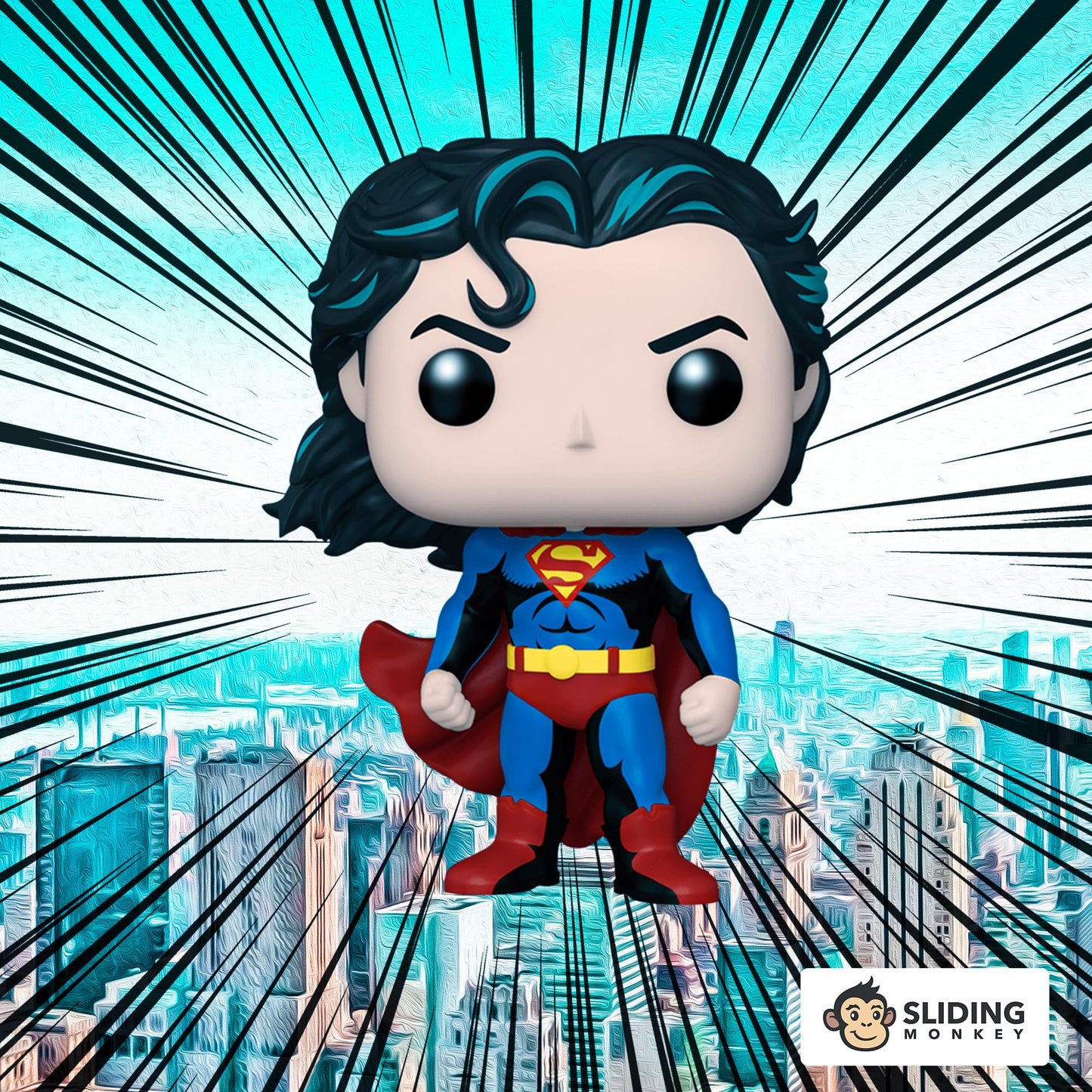 Funko Pop! DC Comic Heroes: Exclusive Vinyl Figure (Superman #466)