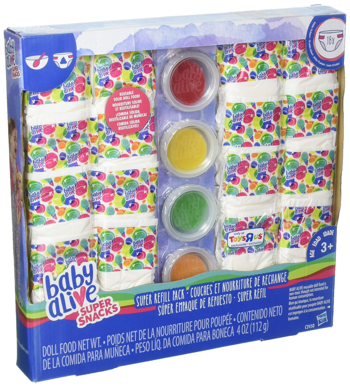 Baby Alive Super Snacks Super Refill Pack, Blue