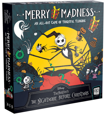 Disney Tim Burton’s The Nightmare Before Christmas Merry Madness | Quick-Rolling Family Dice Game | Great Kids & Family Board Game |