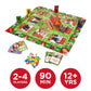 AQUARIUS Elf Card Scramble Board Game - Fun Family Christmas Party Game for Kids, Teens & Adults - Entertaining Game Night Gift - Officially Licensed