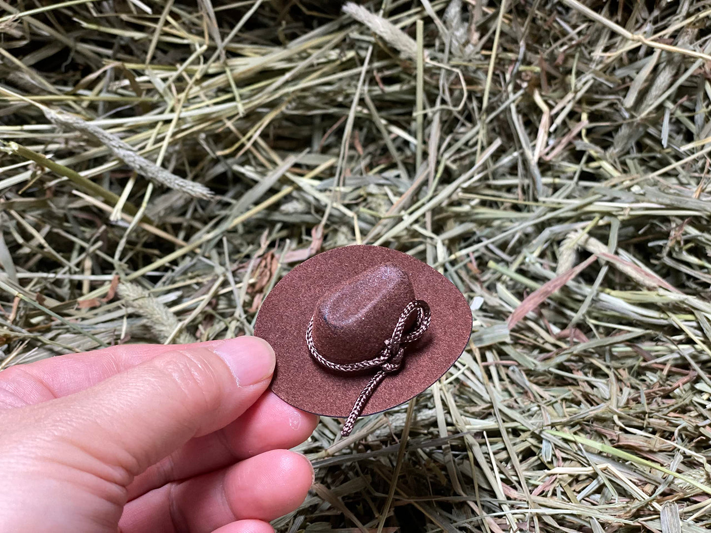 CalCastle Craft 12pcs Mini Cowboy Hat Western Wedding Favors Decoration 2" Brown