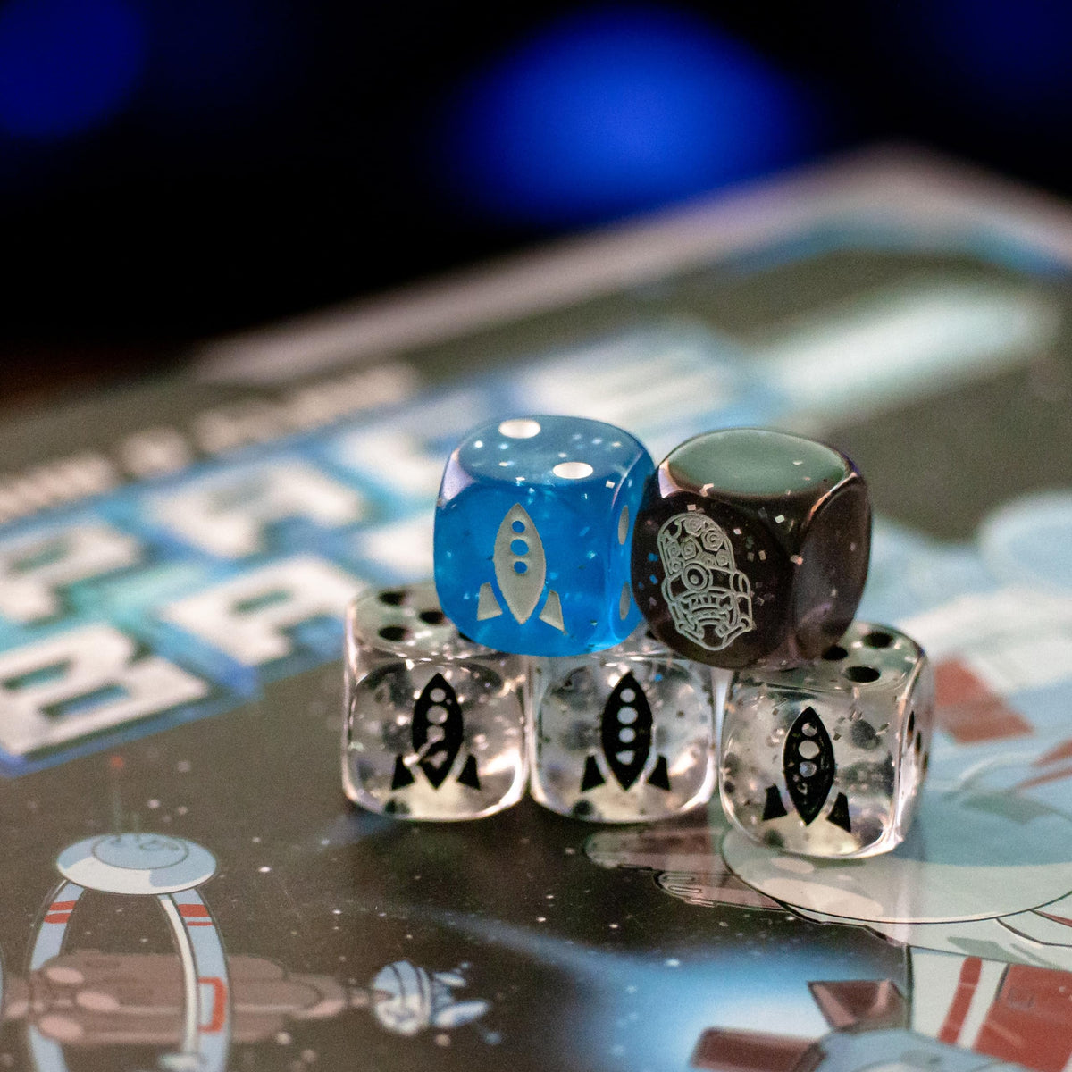 Space Base, Space Exploration Engine-Building Strategy Family Dice Game
