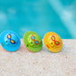 Zoggs Kid's Seal Flips Pool Water Toy, Multicolour, 3 pack