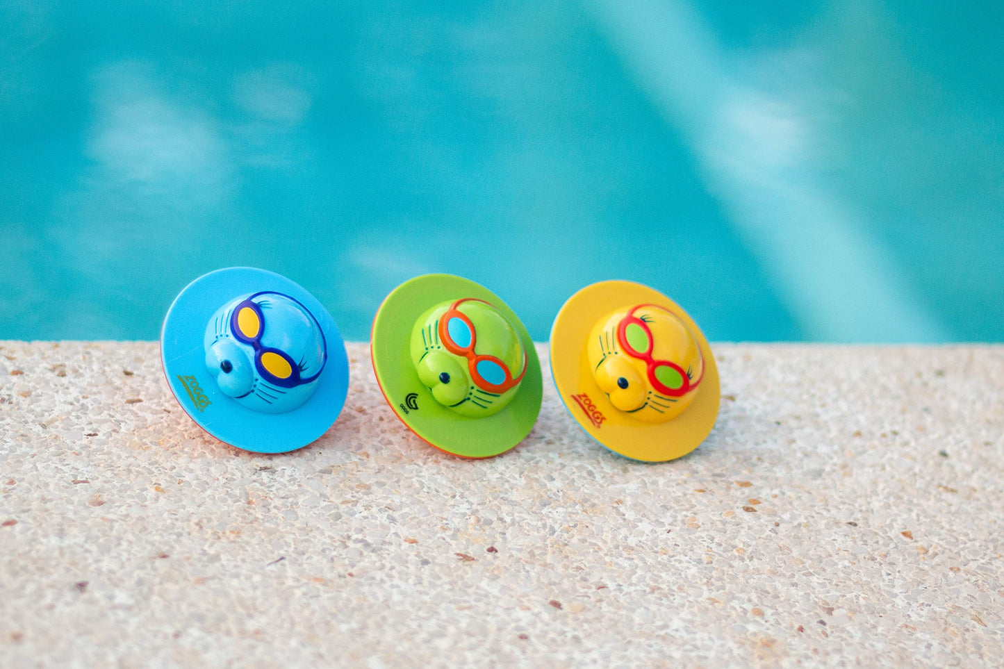 Zoggs Kid's Seal Flips Pool Water Toy, Multicolour, 3 pack