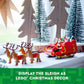 LEGO Santa's Sleigh - Building Toys for Kids, Boys & Girls, Ages 9+ - Indoor Christmas Decorations for Home W/Santa Claus Figurine & Reindeer - Gifts