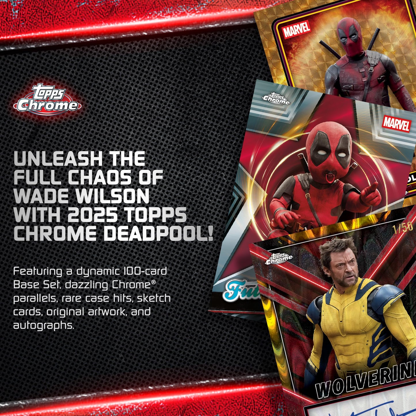 2025 Topps Chrome Deadpool - Factory Sealed - Value Box