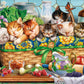 Ceaco - Kittens in a Basket - 300 Piece Jigsaw Puzzle for Adults