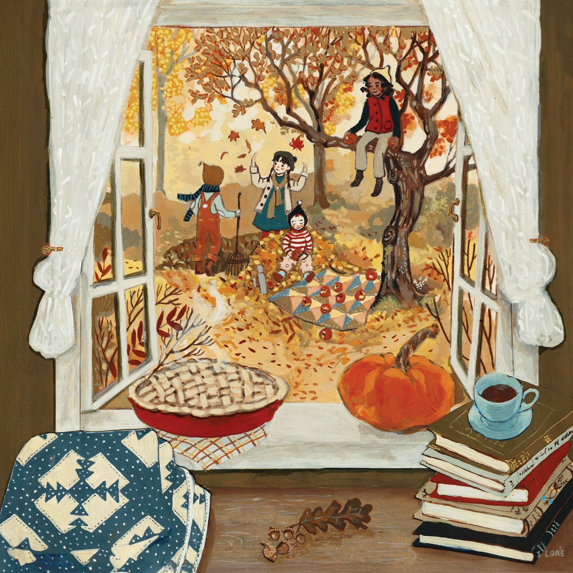 New York Puzzle Company - Loré Pemberton Moon Garden Mini - 100 Piece Jigsaw Puzzle for Family Game Nights by Loré Pemberton