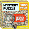 Odd Pieces Jigsaw Puzzles 1000 Pieces with Storytelling Comics, for Women, White Elephant, Mystery Puzzle for Adults & Kids - 19.7'' x 27.6''