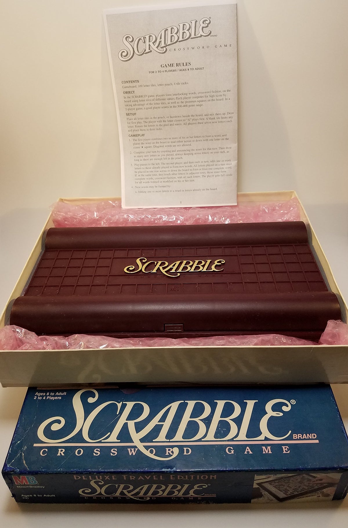Scrabble Crossword Game, Deluxe Travel Edition
