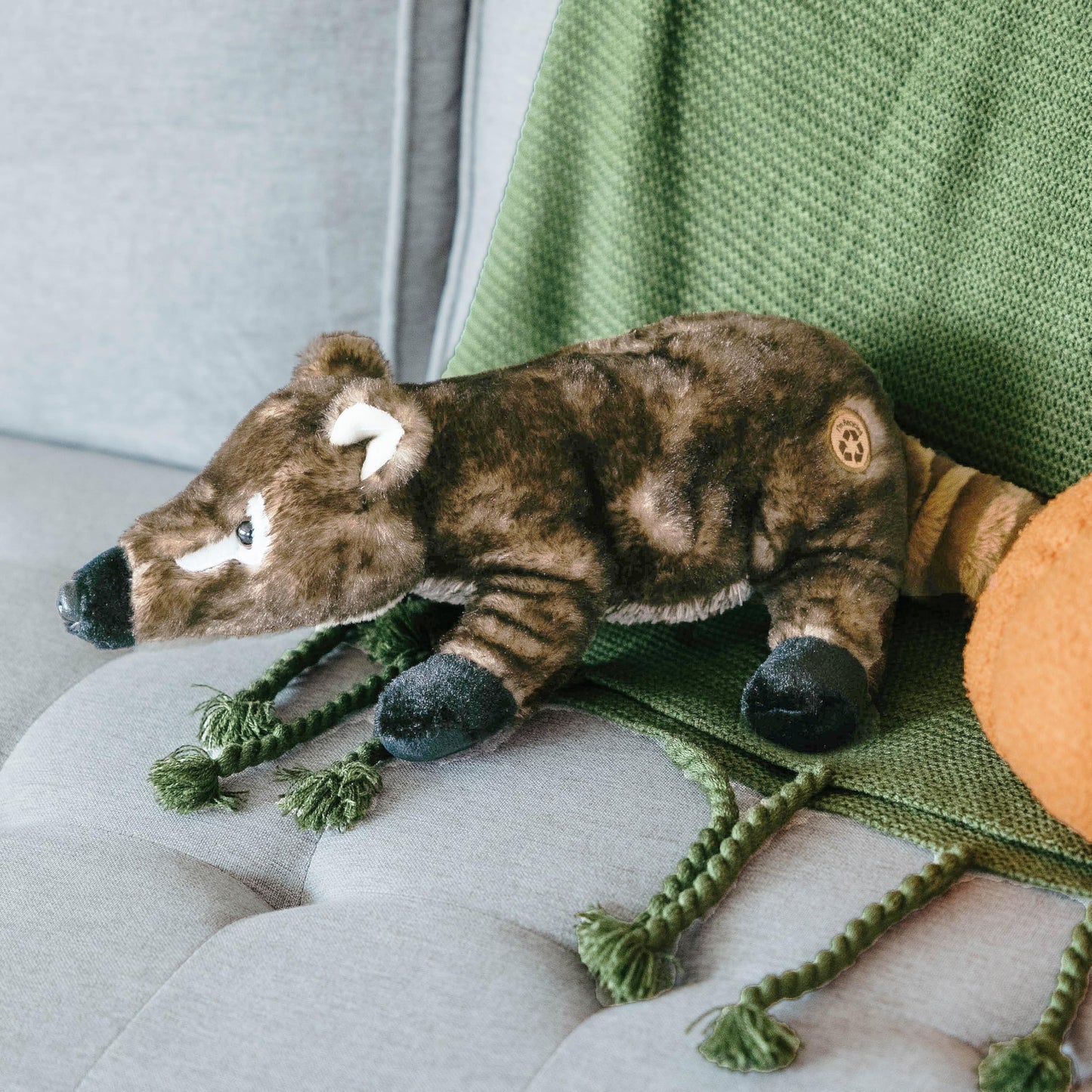 The Petting Zoo Coatimundi Stuffed Animal Plushie, Gifts for Kids, Wild Onez Zoo Animals, Zoologee Coatimundi Plush Toy 12 inches