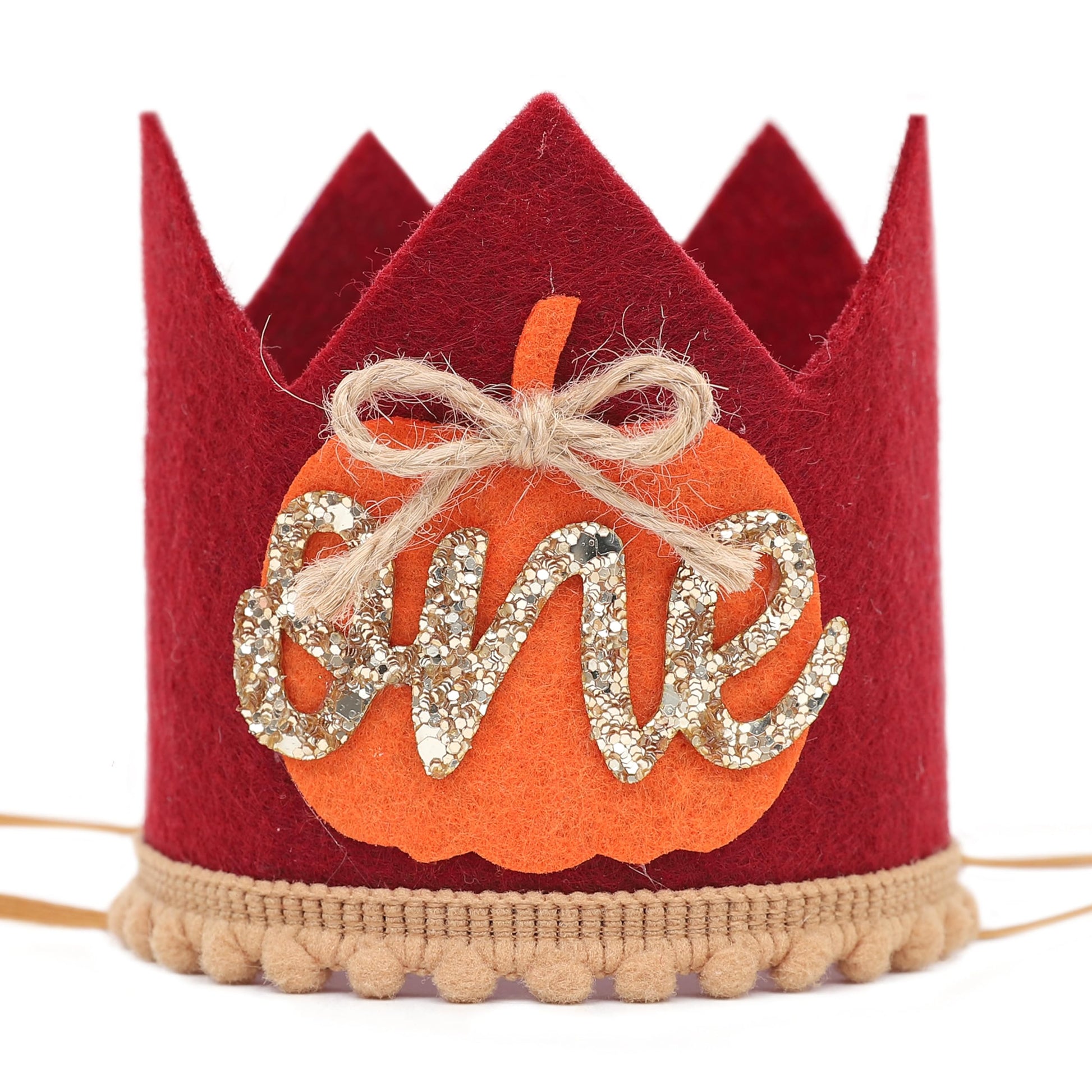 Pumpkin 1st Birthday Crown-Fall One Birthday Decorations, Pumpkin Themed 1st Birthday Photography Props Cake Smash, Halloween First Birthday
