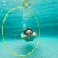Water Sports Swim Thru Rings: 3-Pack 30-Inch Collapsible Rings, Depth Adjustable Pool Toys for Swimming Pool - Essential Water Toys and Pool