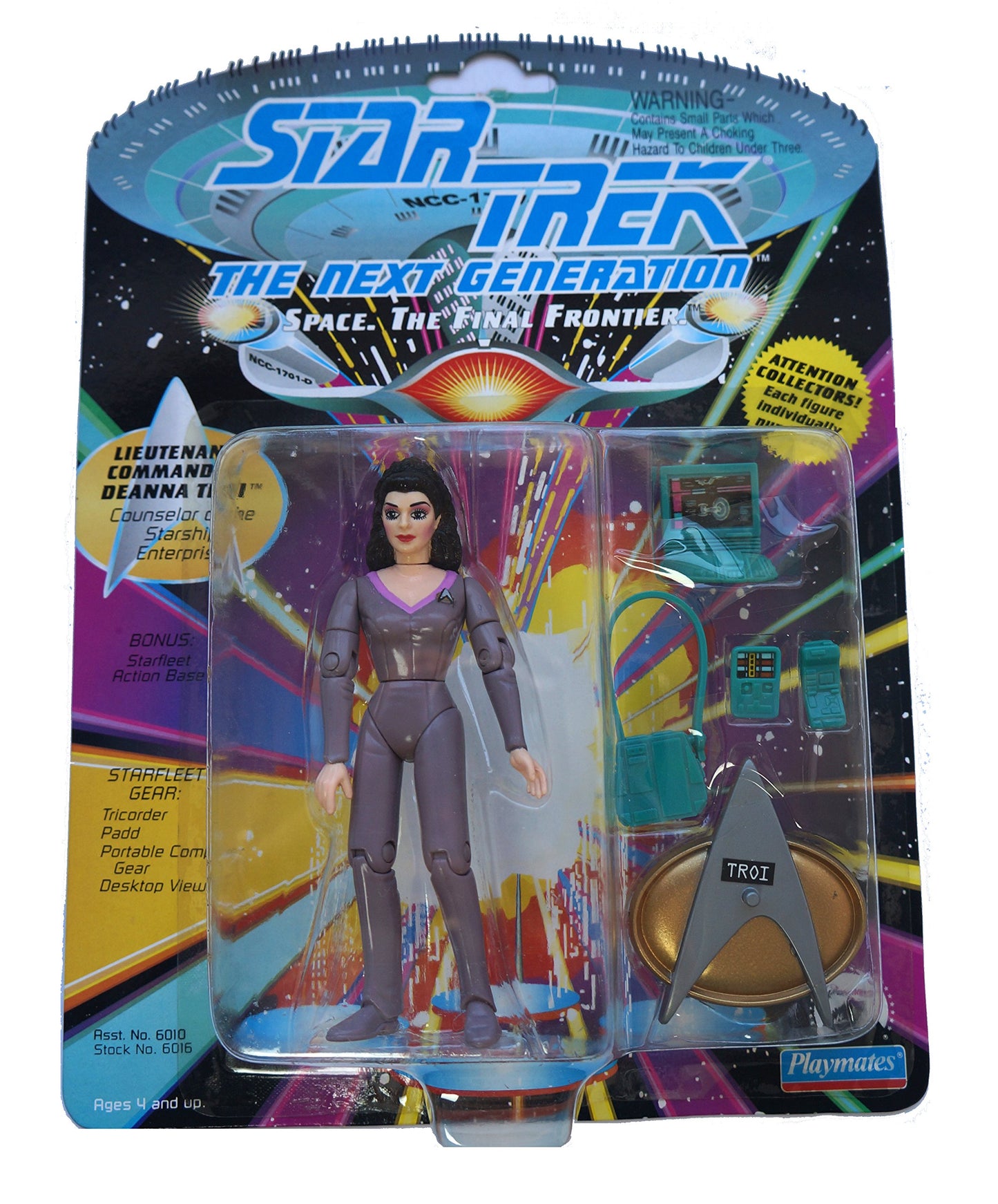 Star Trek: The Next Generation Lieutenant Commander Deanna Troi Action Figure 4.75 Inches