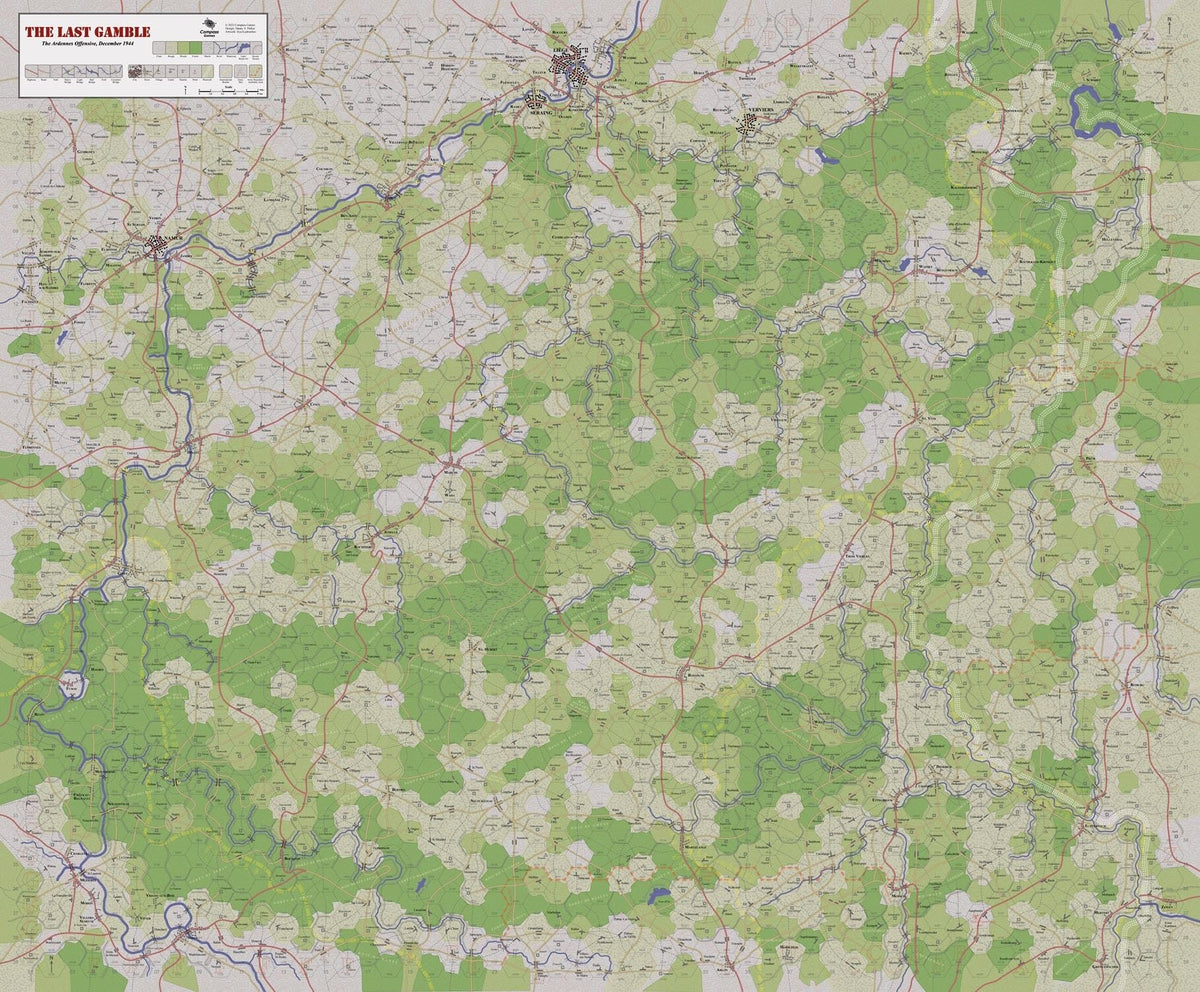 The Last Gamble: The Ardennes Offensive, December 1944 Board Game | Designer Signature Edition