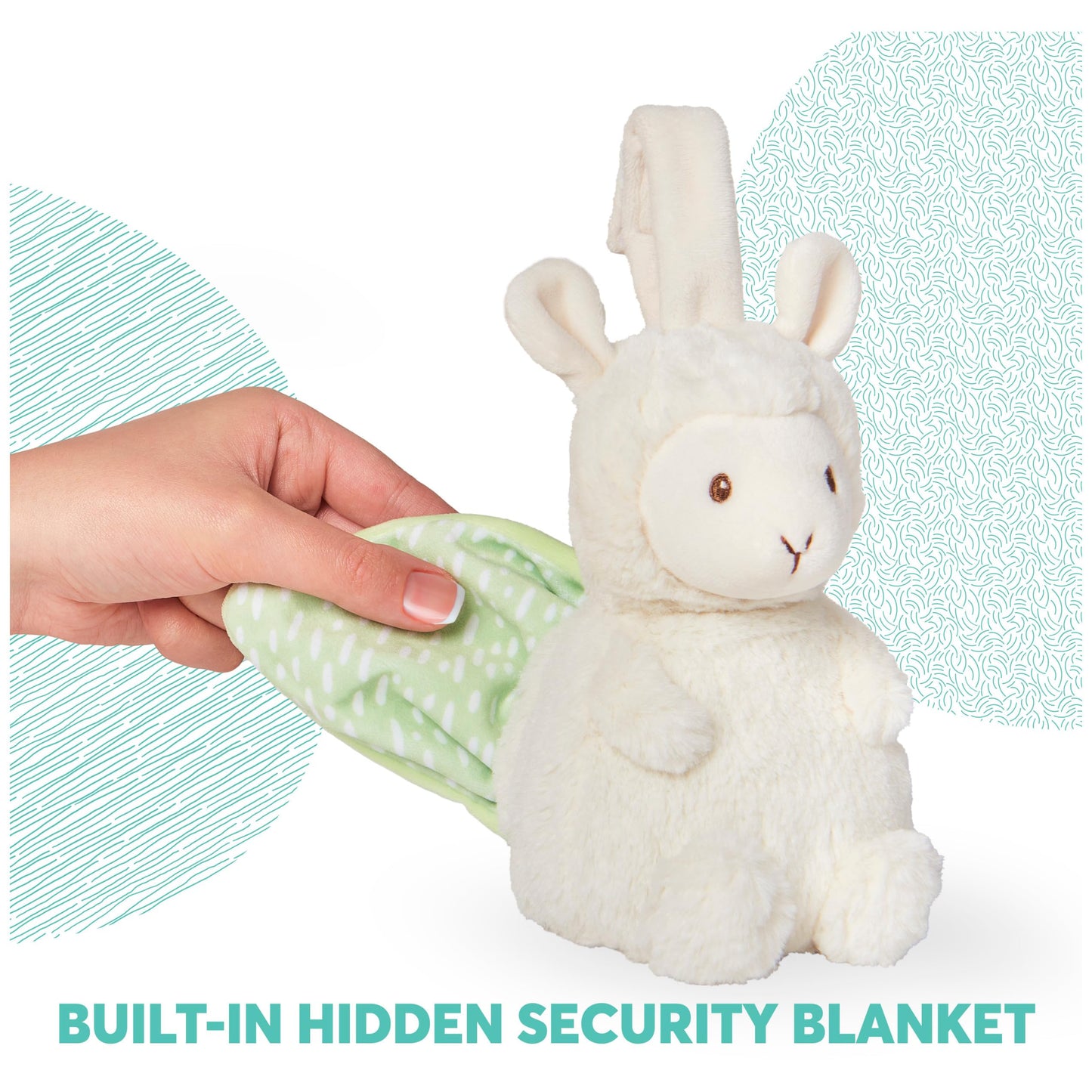 GUND Baby Lil’ Luvs Tuck-Away Lovey 12-Inch Llama Stuffed Animal; Ages 0+