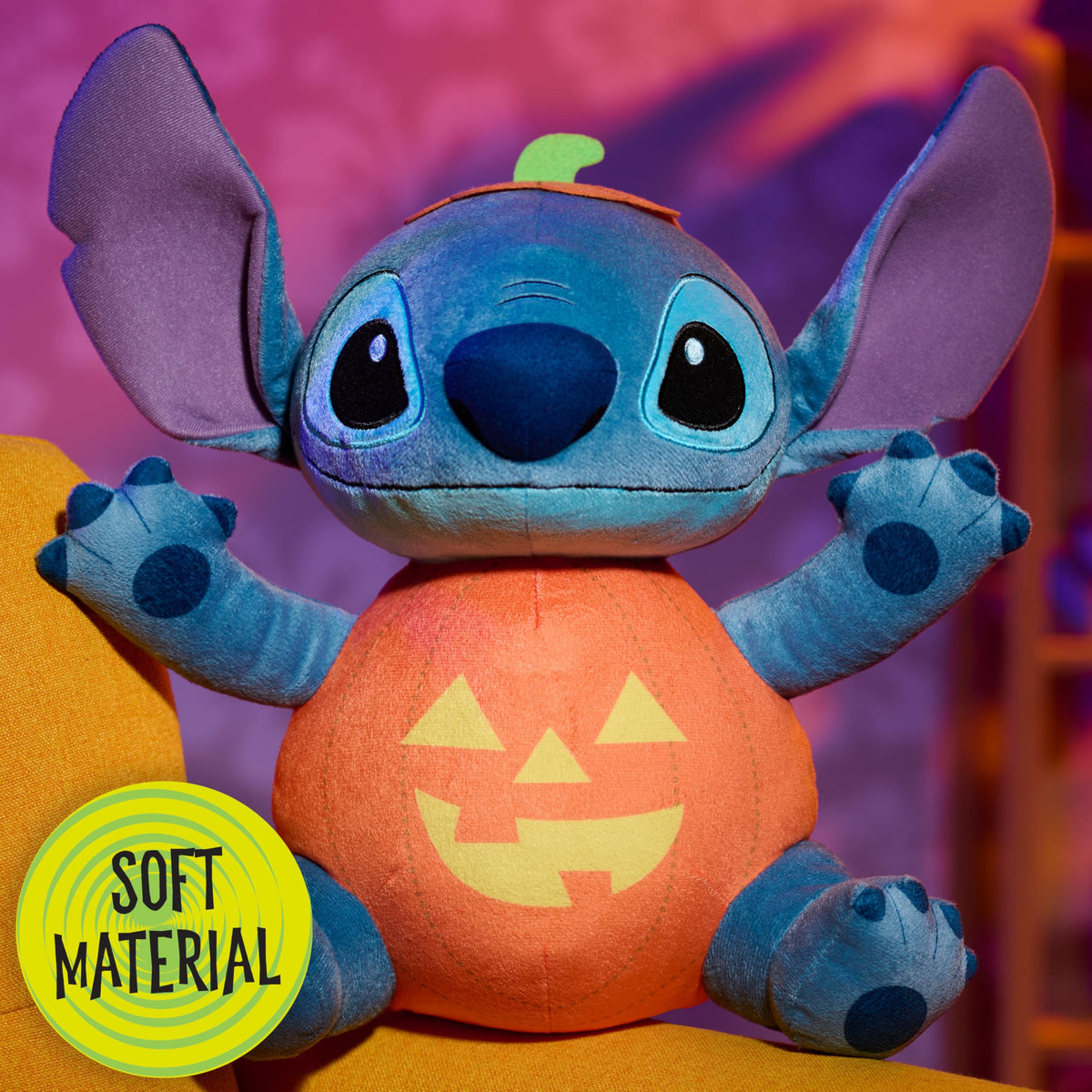 Disney Stitch Halloween Large Plush 15" Tall