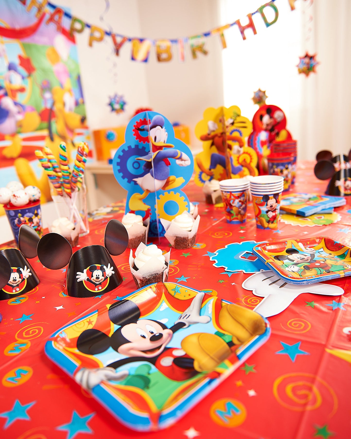American Greetings Mickey Mouse Clubhouse Party Hat, Mickey Ears, 8-Count