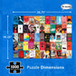 Re-marks Banned Books Puzzle, 1,000-Piece Jigsaw Puzzle for All Ages