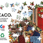 Ceaco - Christmas Lodge - 300 Large Piece Jigsaw Puzzle for Adults