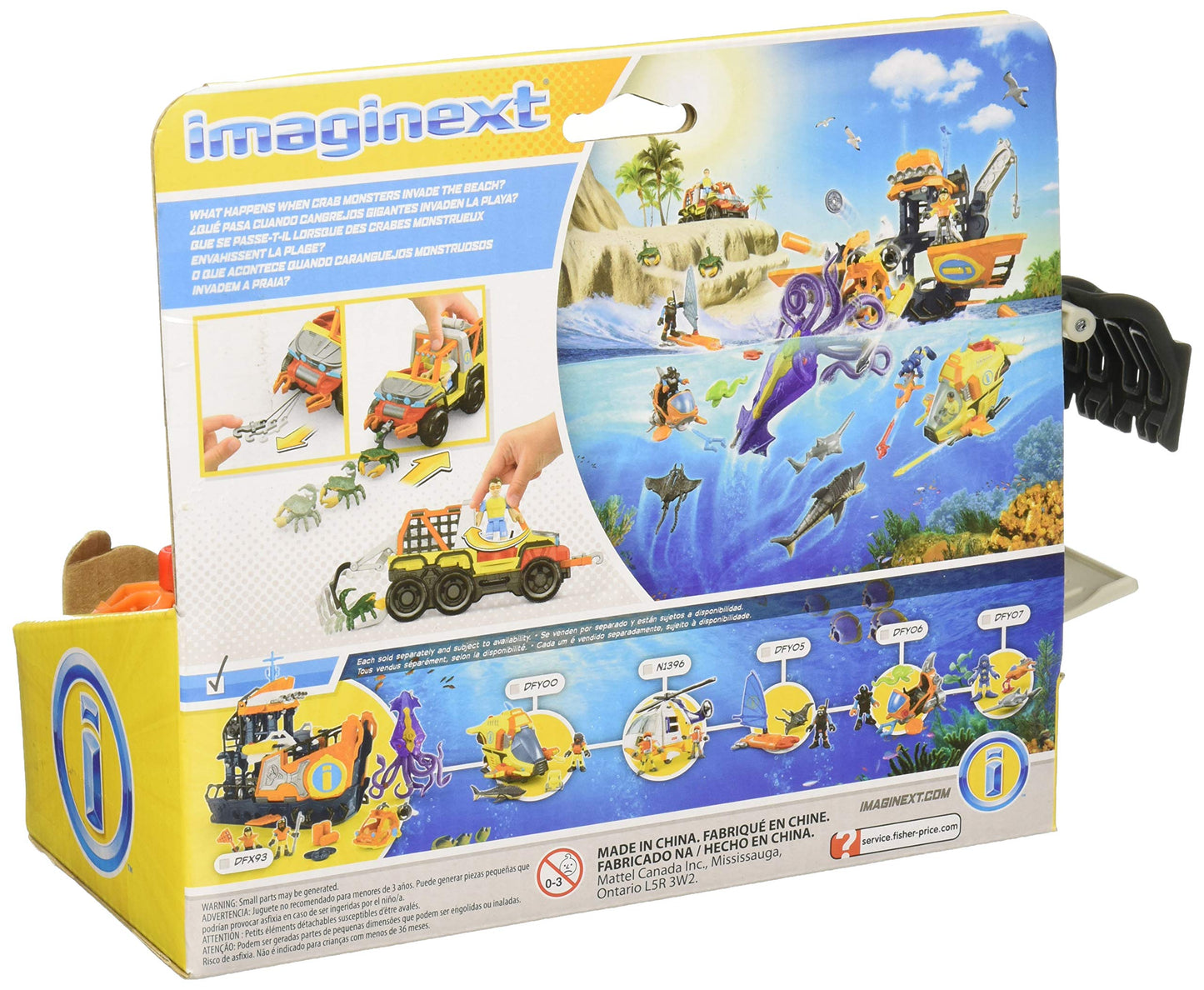 Fisher-Price Imaginext Six Wheeler Truck Play Set