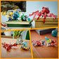 LEGO Creator 3 in 1 Sunken Treasure Mission Submarine Toy, Underwater Creatures Transform from Octopus tp Lobster to Manta Ray, Fun Sea Animal