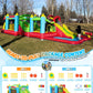 29ft Huge Inflatable Obstacle Course Modular Bounce House Water Slide Park