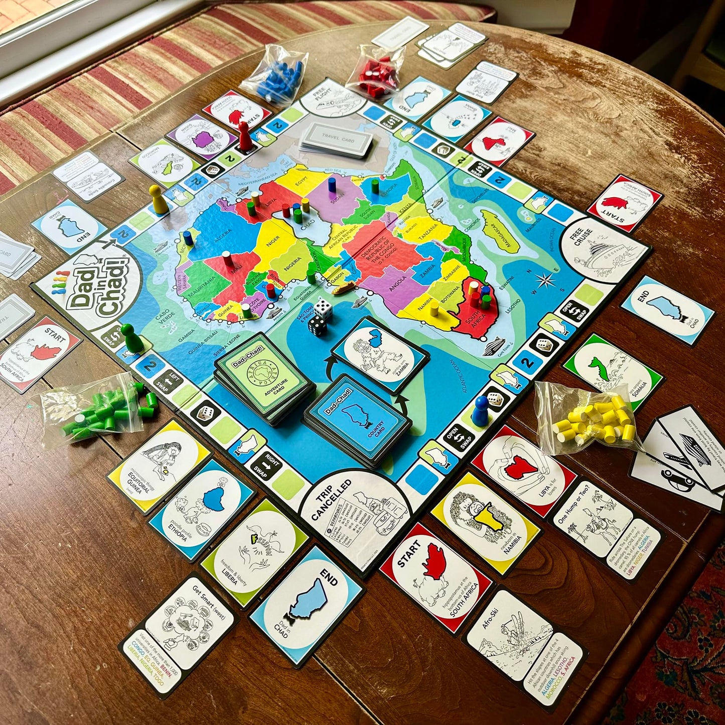 Dad in Chad Award-Winning Family Game Night Geography Board Game | Ages 12+