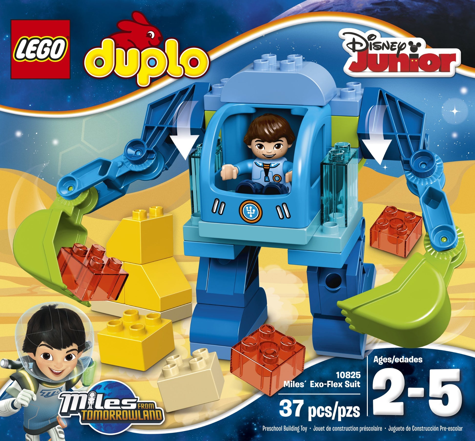 LEGO DUPLO Disney 10825 Miles Exo-Flex Suit Building Kit (37 Piece)