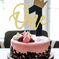 MYAMPED First Birthday Cake Topper - Glitter Gold One Sign 1st birthday Cake Decorating Supplies, Suitable for Baby Shower Favors, Gender Reveal, Baby