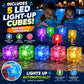 JoyX 35-Piece Glow Pool Diving Toys Set with LED Cubes, Goggles & Carry Bag