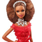 Barbie 2018 Holiday Doll 30th Anniversary with Elegant Red Gown & Accessories