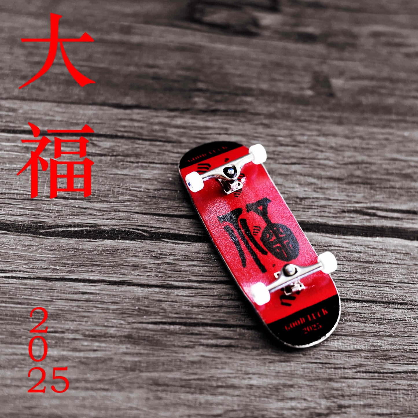 2025 Noahwood 15s PRO Fingerboard Complete ( 5-Layer Colour Maple Wooden Pro Concave 35 x 98mm Handmade Deck + 34mm Prince 3G Silver Truck + Crown