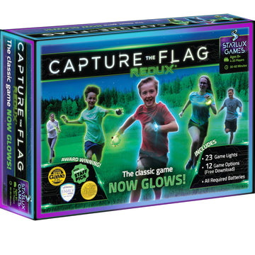 Redux: The Original Glow in The Dark Capture The Flag Game | Ages 8+ | Outdoor Games for Kids and Teens | Glow in the Dark Games | Sports Gifts