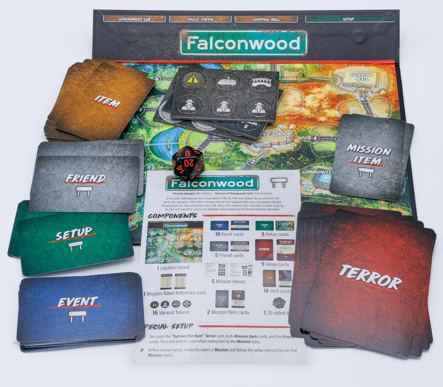 Van Ryder Games - Horror Board Game - Final Girl - The Falconwood Files - Feature Film Box - Core Box Required - 1 Player - 20-60 Minutes Gameplay