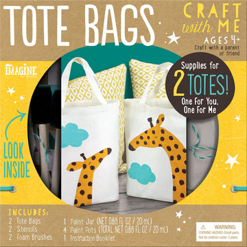 Bendon Imagine Craft with Me Tote Bags Craft Kit (89705)